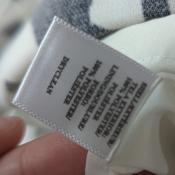 Loft Navy and white dress - Picture 3 of 9